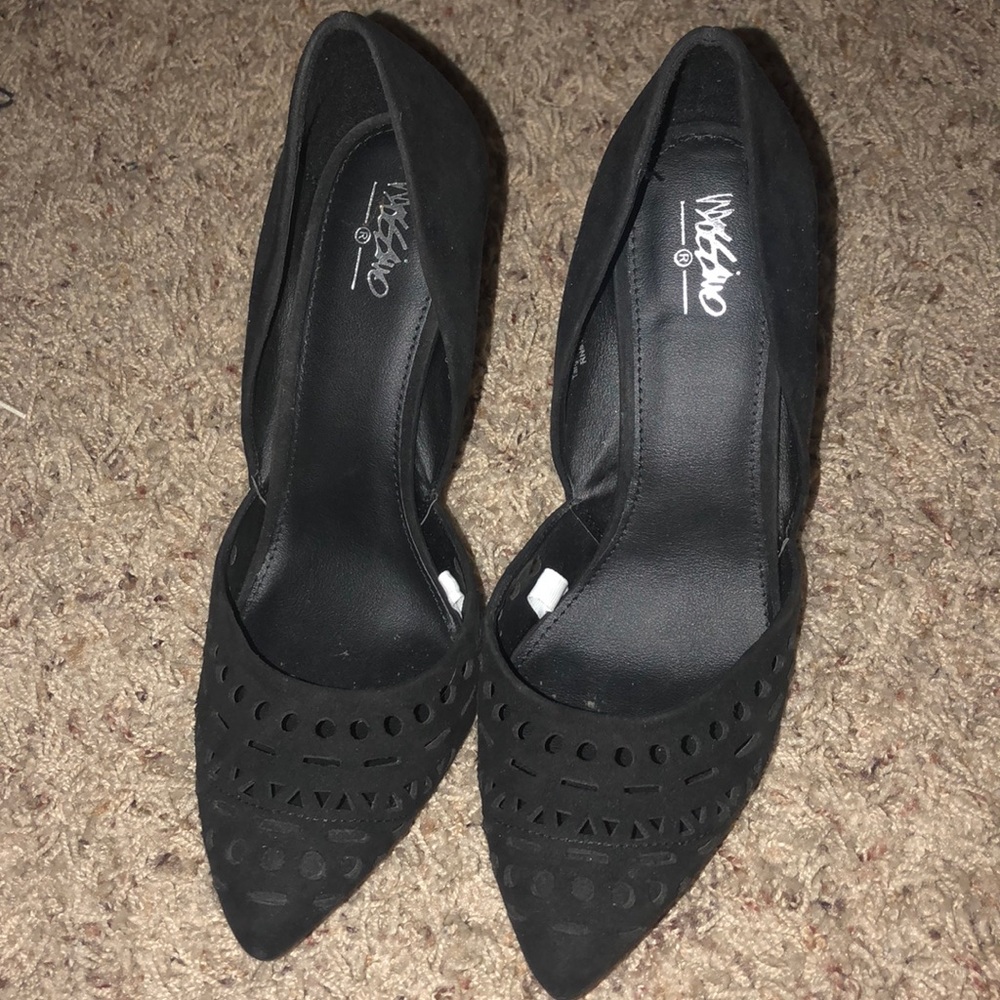 Black heels